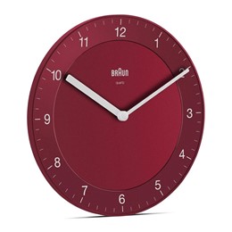Ρολόι τοίχου Braun BC06R, Κόκκινο