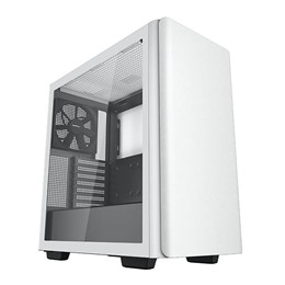 Κουτί DEEPCOOL CK500WH για μητρικές Mini-ITX / Micro-ATX / ATX / E-ATX, σε λευκό χρώμα