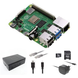 Raspberry Pi 4 2GB Starter Kit με WiFi και MicroSD 16GB με προεγκατεστημένο το λογισμικό NOOBS