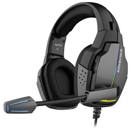 Gaming headset με αναδιπλούμενο μικρόφωνο και rainbow RGB LED φωτισμό NOD SCREAMAGER