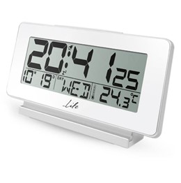 Ψηφιακό ρολόι / ξυπνητήρι με θερμόμετρο εσωτερικού χώρου, ημερομηνία και οθόνη LCD LIFE ACL-200