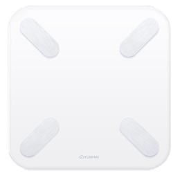 Ηλεκτρονική ζυγαριά μπάνιου YUNMAI smart ζυγαριά X M1825, 3-180kg, 1000mAh, λευκή