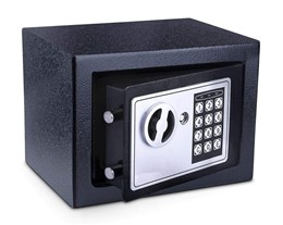Χρηματοκιβώτιο ασφαλείας Powertech SB-17E, 3-8 ψηφίων, 17x23x17cm