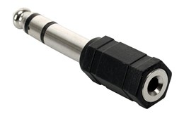 Powertech Αντάπτορας από stereo 3.5mm (F) σε 6.35mm (M), nickel