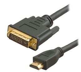 POWERTECH Καλώδιο HDMI 19-pin male σε DVI 24+1 male, 1.5m