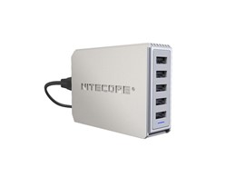 Τροφοδοτικό USB, Nitecore UA55 desktop adaptor, 10A/50w High speed charging 