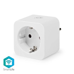 Wi-Fi Smart Plug με μετρητή κατανάλωσης ενέργειας NEDIS WIFIP121FWT 3680W