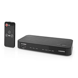 Ψηφιακός μετατροπέας HDMI σε TV HDMI (eARC) + Soundbar HDMI (eARC) + έξοδο 3.5 mm και TosLink, Nedis ACON3455AT