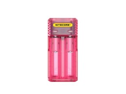 Φορτιστής Nitecore Q2, Quick charger Δύο Θέσεων Pink