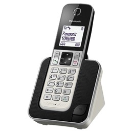 Ασύρματο Ψηφιακό Τηλέφωνο Panasonic KX-TGD310GRW με Λειτουργία Ενδοεπικοινωνίας και Baby Monitor Λευκό
