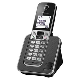 Ασύρματο Ψηφιακό Τηλέφωνο Panasonic KX-TGD310GRG με Λειτουργία Ενδοεπικοινωνίας και Baby Monitor Γκρί