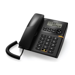 Ενσύρματο τηλέφωνο με αναγνώριση κλήσης Μαύρο T58