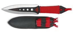 Μαχαίρι ALBAINOX Throwers SET Red Cord 32093