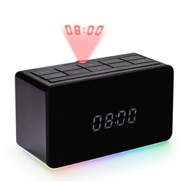 Ξυπνητήρι Thomson CL300P με προβολέα ώρας, FM Radio, USB, LED, μαύρο