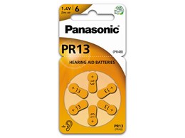 Panasonic PR13L/6DC 13 μπαταρίες ακουστικών βαρηκοΐας