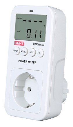 Μετρητής κατανάλωσης ρεύματος UNI-T UT230B-EU με οθόνη, 16Α