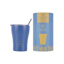 Θερμός εstia Coffee Mug SAVE THE AEGEAN 350ml  DENIM BLUE