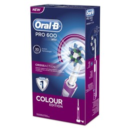 Ηλεκτρική οδοντόβουρτσα Oral-B Pro 600 CrossAction Colour Edition