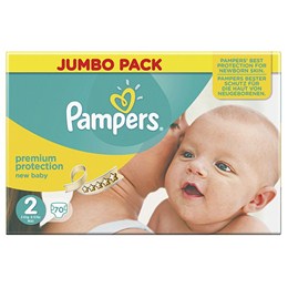 Πάνες Pampers New Baby Mini 1x70 Jumbo Pack Νο 2 (3-6kg)