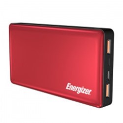 ENERGIZER UE15002PQ_RD USB-C PD Power Bank 15.000 mAh, με τρεις εξόδους USB, σε κόκκινο χρώμα